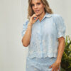 BLUSA MARGARITA 308 - CELESTE
