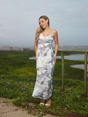 VESTIDO MESH 317 - PLOMO