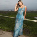 VESTIDO ROSSETA  - TURQUESA