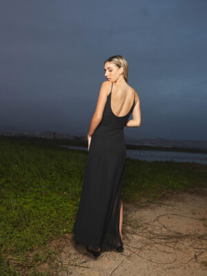 Alternative view of VESTIDO DOTS - NEGRO