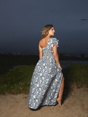 Alternative view of VESTIDO IRMA 307 - AZUL