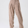 PANTALÓN LUCIA CUADROS 296 - MARRÓN - Imagen 2
