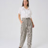 PANTALON LUCIA CUADROS 296 - NEGRO
