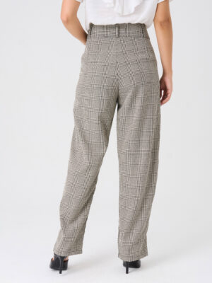 PANTALON LUCIA CUADROS 296 - NEGRO - Imagen 3