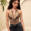BLUSA MARIBEL - MARRÓN