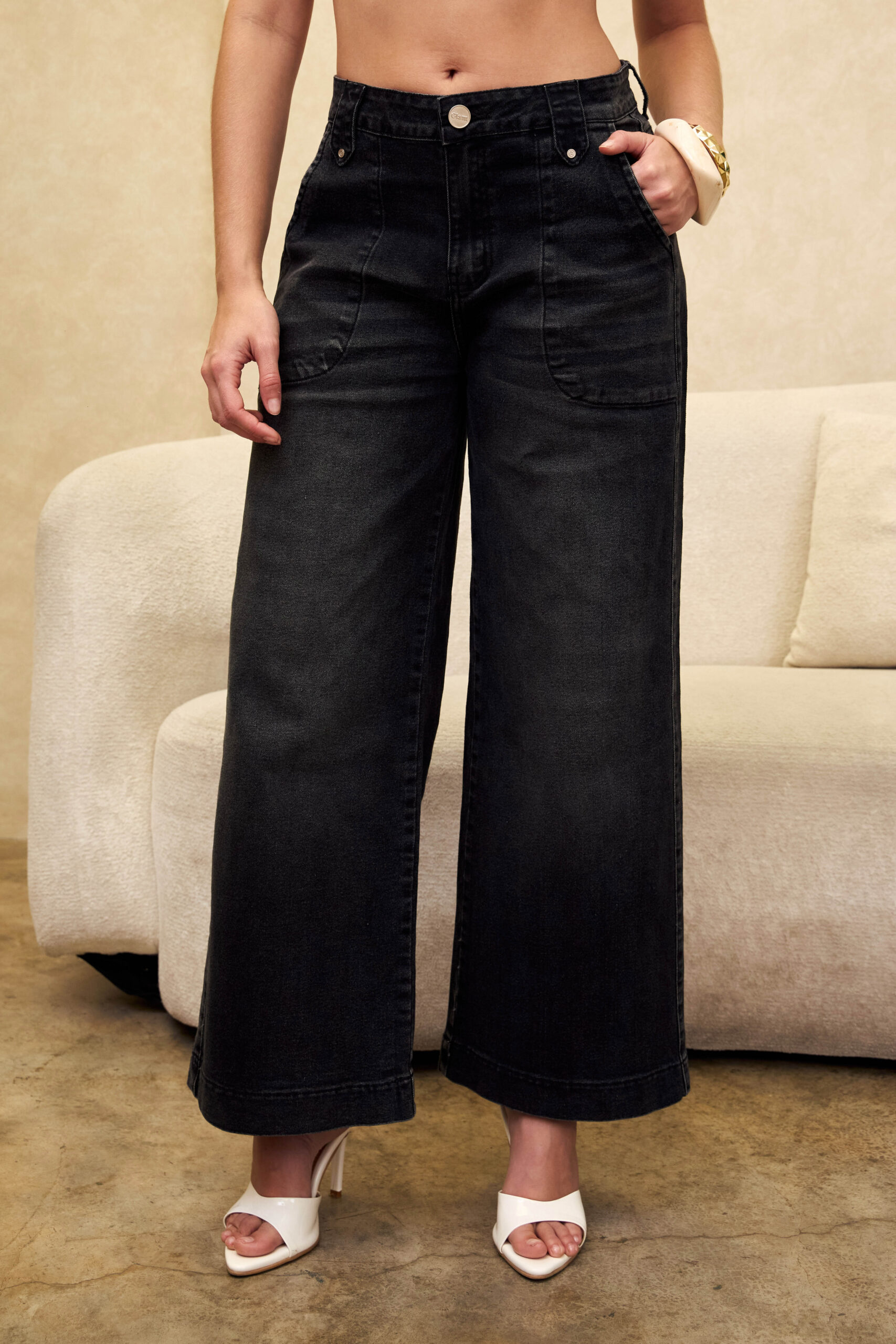 JEANS LEXI PALAZZO 031 - CARBON - Imagen 3