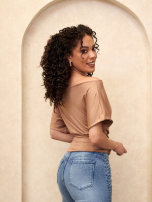 Alternative view of BLUSA GIGI - MARRÓN