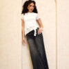 JEANS RAIZA SUPER PALAZZO 036 - CARBON