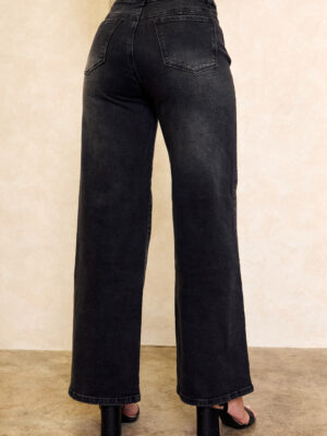 Alternative view of JEANS LEXI PALAZZO 031 - PLOMO