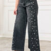 JEANS SELMA MAXI PALAZZO 043 - CARBÓN - Imagen 4