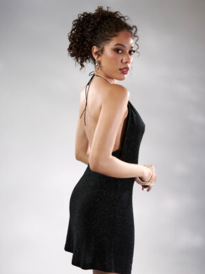 Alternative view of VESTIDO LEONOR 019 - NEGRO