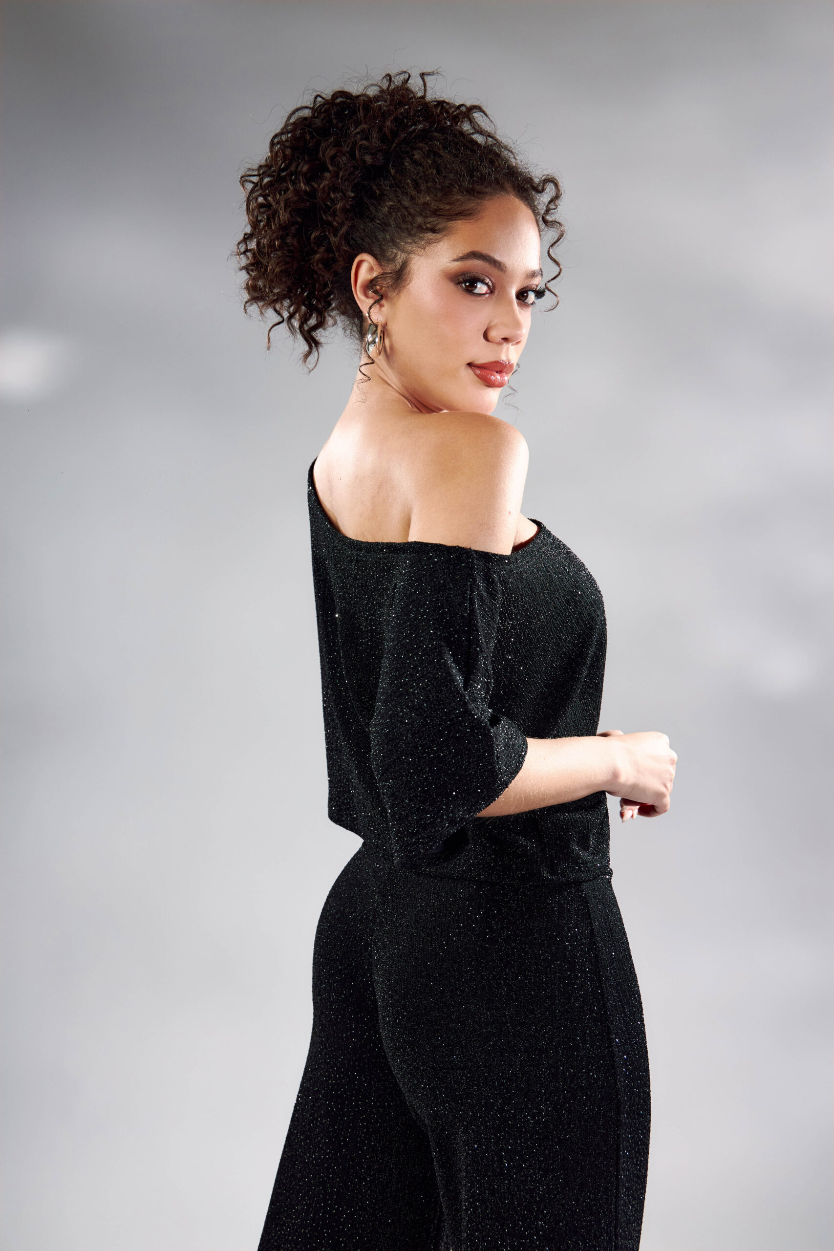 POLO CROP SAMY 008 - NEGRO - Imagen 2