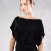 POLO CROP GISELLA 021 - NEGRO