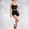 FALDA SHORT LIZA 002 - NEGRO S